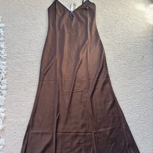 Lucy in the Sky Chocolate Maxi Dress